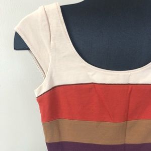 BCBG MaxAzria Striped Colorblock Dress